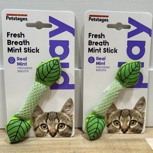 Petstages Fresh Breath Mint Stick Green-2 count